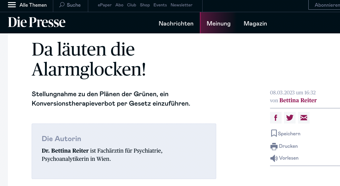 Presse Artikel