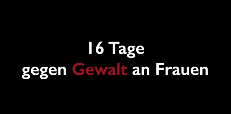 16 Tage gegen Gewalt an Frauen