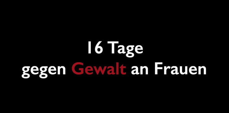 16 Tage gegen Gewalt an Frauen – Videodreh