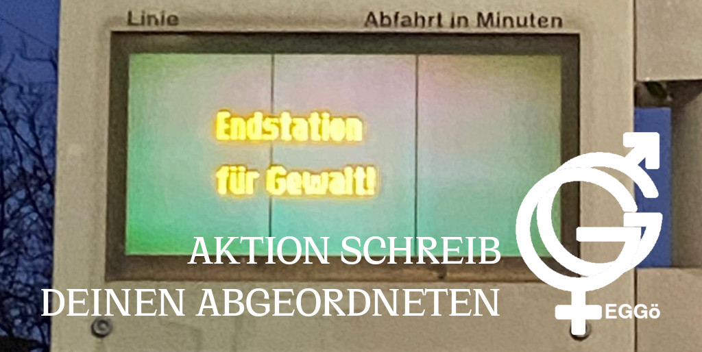 EGG&ouml; &ndash; AKTION im Rahmen von #16 Tage gegen Gewalt an Frauen